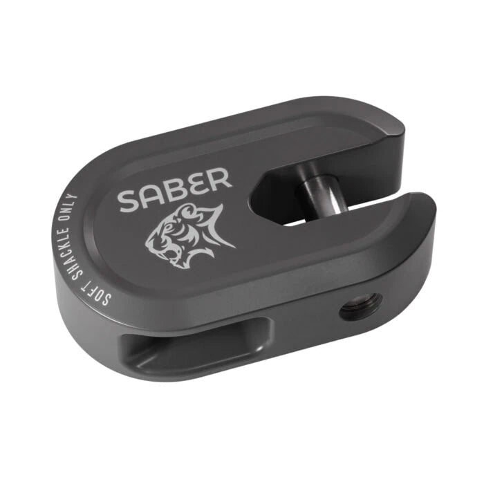 Saber Offroad Alloy Winch Shackle Short – Cerakote Grey | Saber Offroad