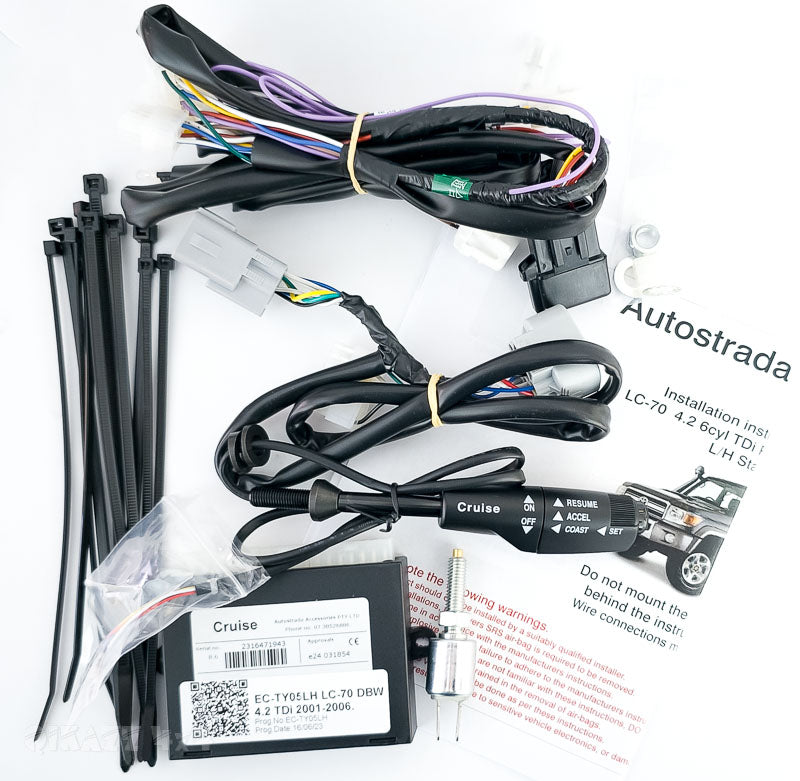 Autostrada E-Cruise Cruise Control Kit for Nissan Patrol GU Y61 with M57 Engine to suit OEM Steering Wheel Switch - BMW Pedal main image 0