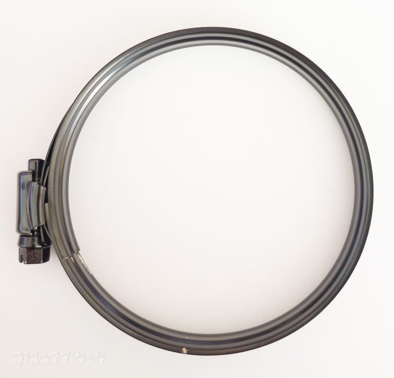 Aeroflow 68-85mm Constant Tension Dual Bead Black Stainless Hose Clamp