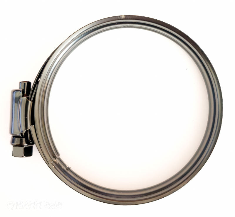 Aeroflow 48-65mm Constant Tension Dual Bead Black Stainless Hose Clamp