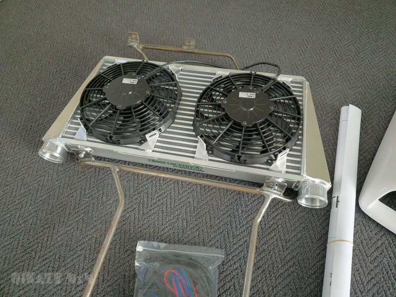 Cross Country Top Mount GU Ultimate Intercooler Custom BMW M57 conversion - Raw | Cross Country Intercoolers