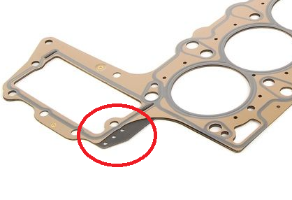 BMW Cylinder Head Gasket to suit M57N2 - 2-LOCH - Elring 11127801699 | ELRING