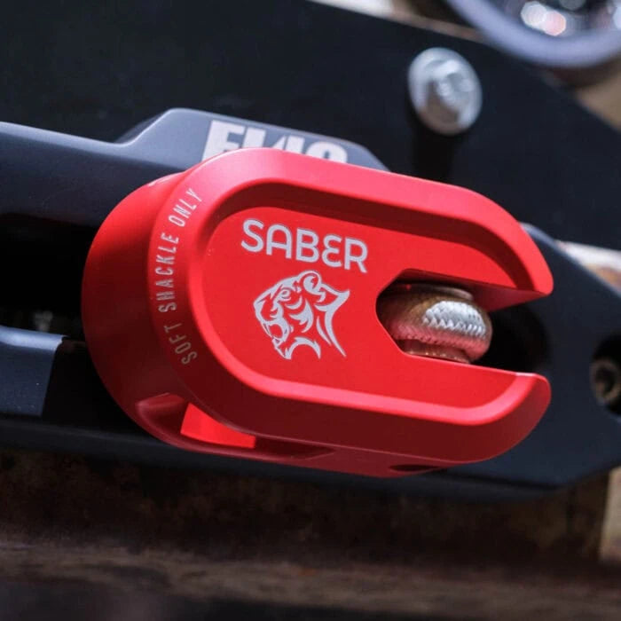 Saber Offroad Alloy Winch Shackle Short – Cerakote Grey | Saber Offroad
