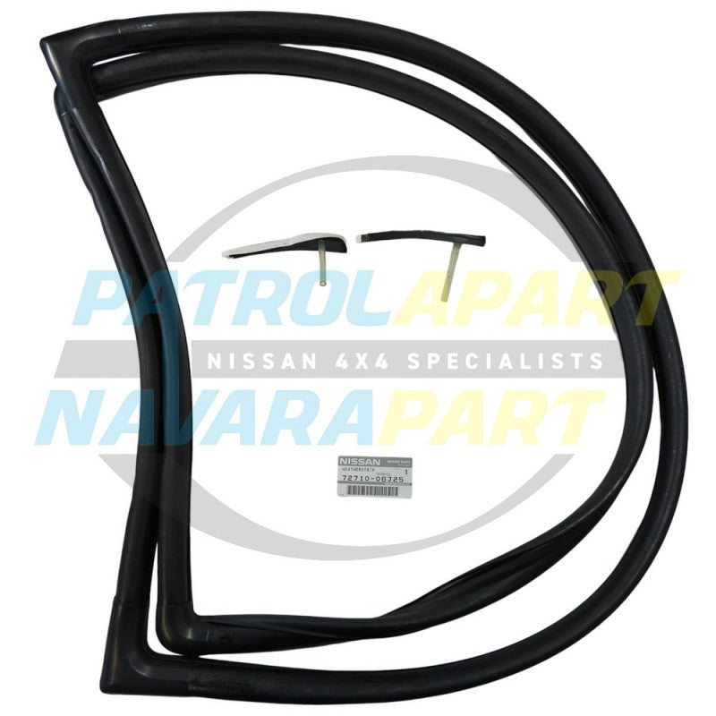 Genuine Nissan Patrol GQ Y60 Windscreen Rubber Seal with Drain Plugs | Nissan