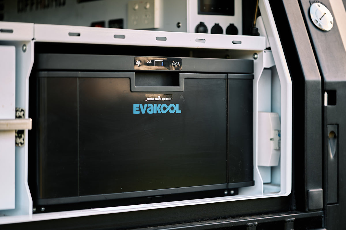 EvaKool 40L Platinum Drawer Fridge Freezer