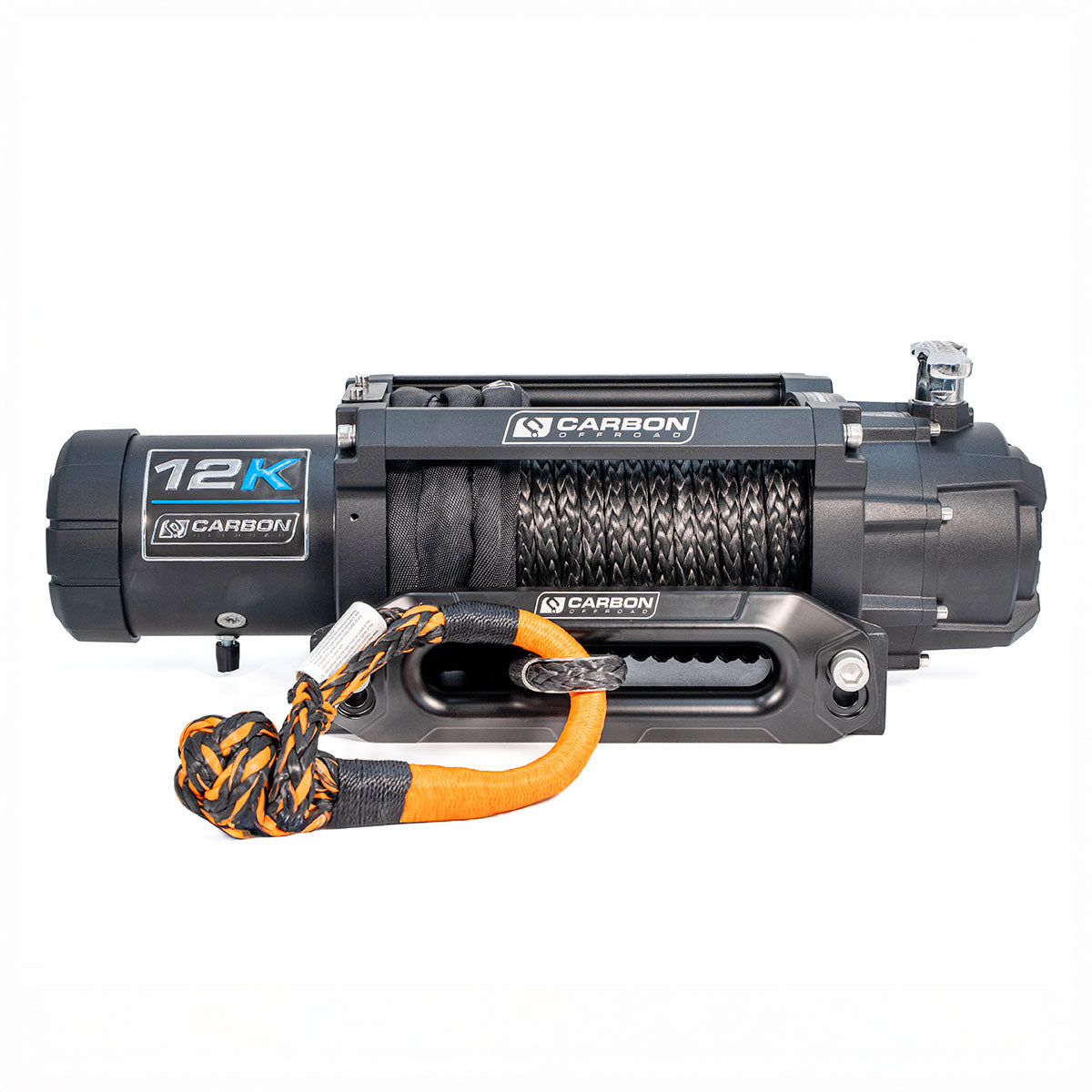 Carbon 12K - 12000lb Winch V3X with Soft Shackle | Carbon Offroad