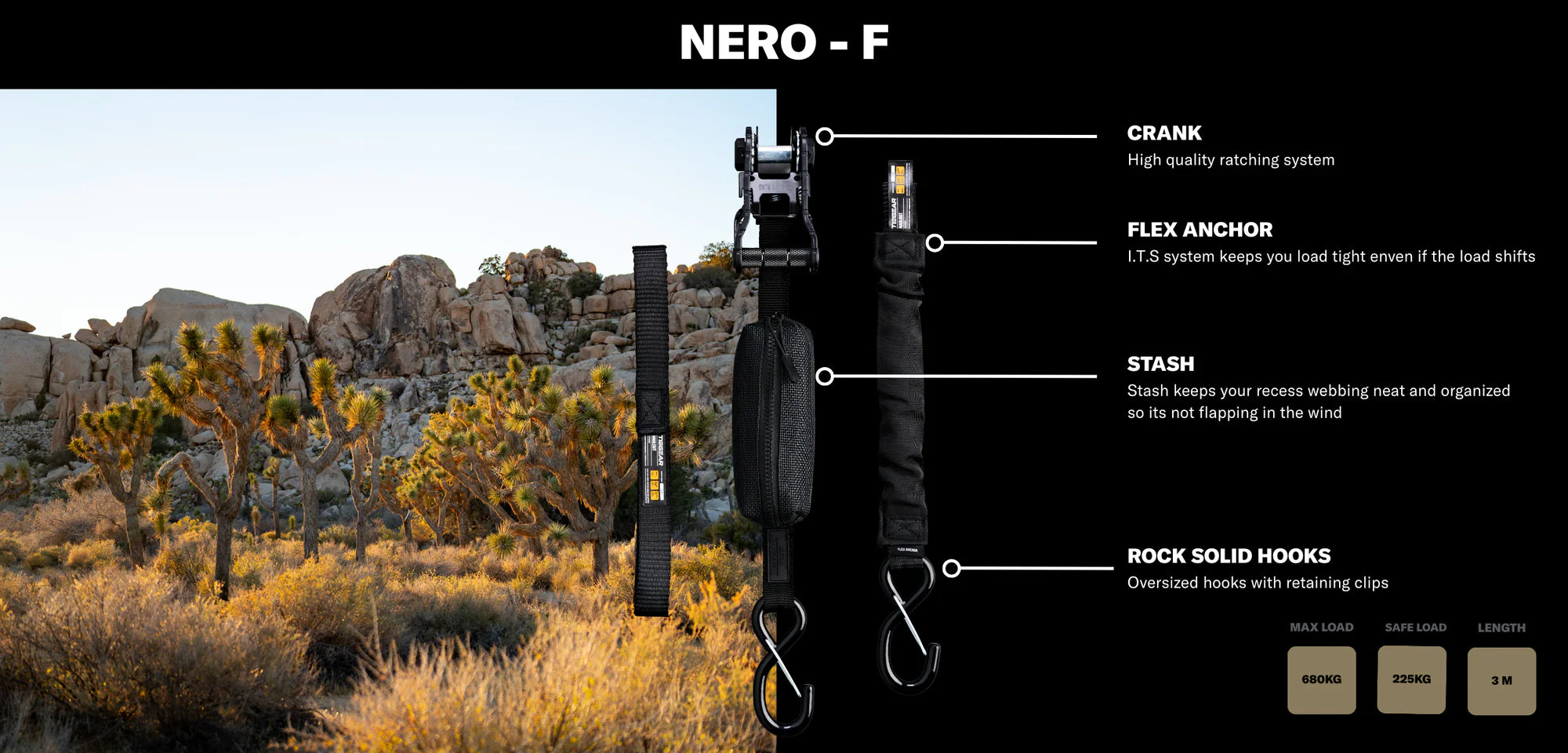 Tiegear FlexStrap / Nero Bundle | Tiegear