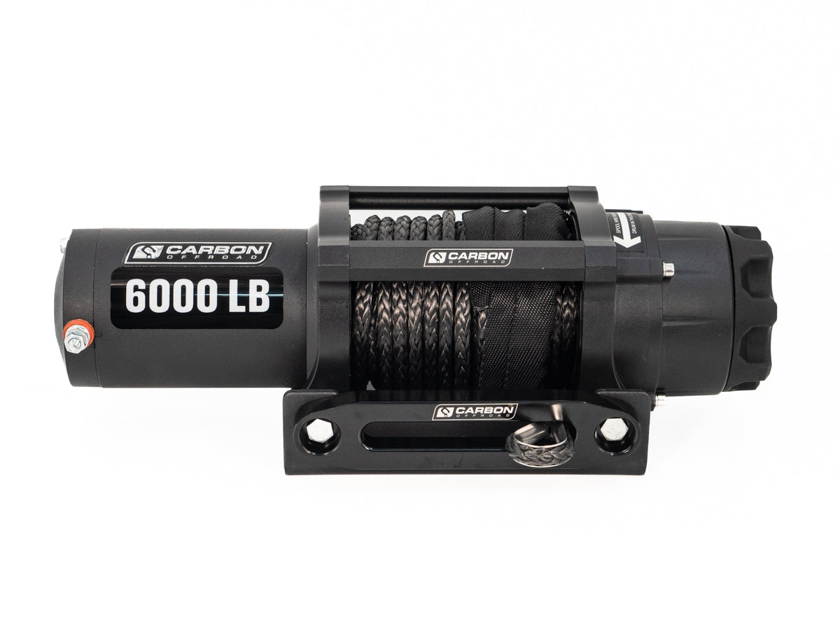 Carbon Offroad 6000lb ATV/Small 4X4 Winch with twin wireless remotes | Carbon Offroad