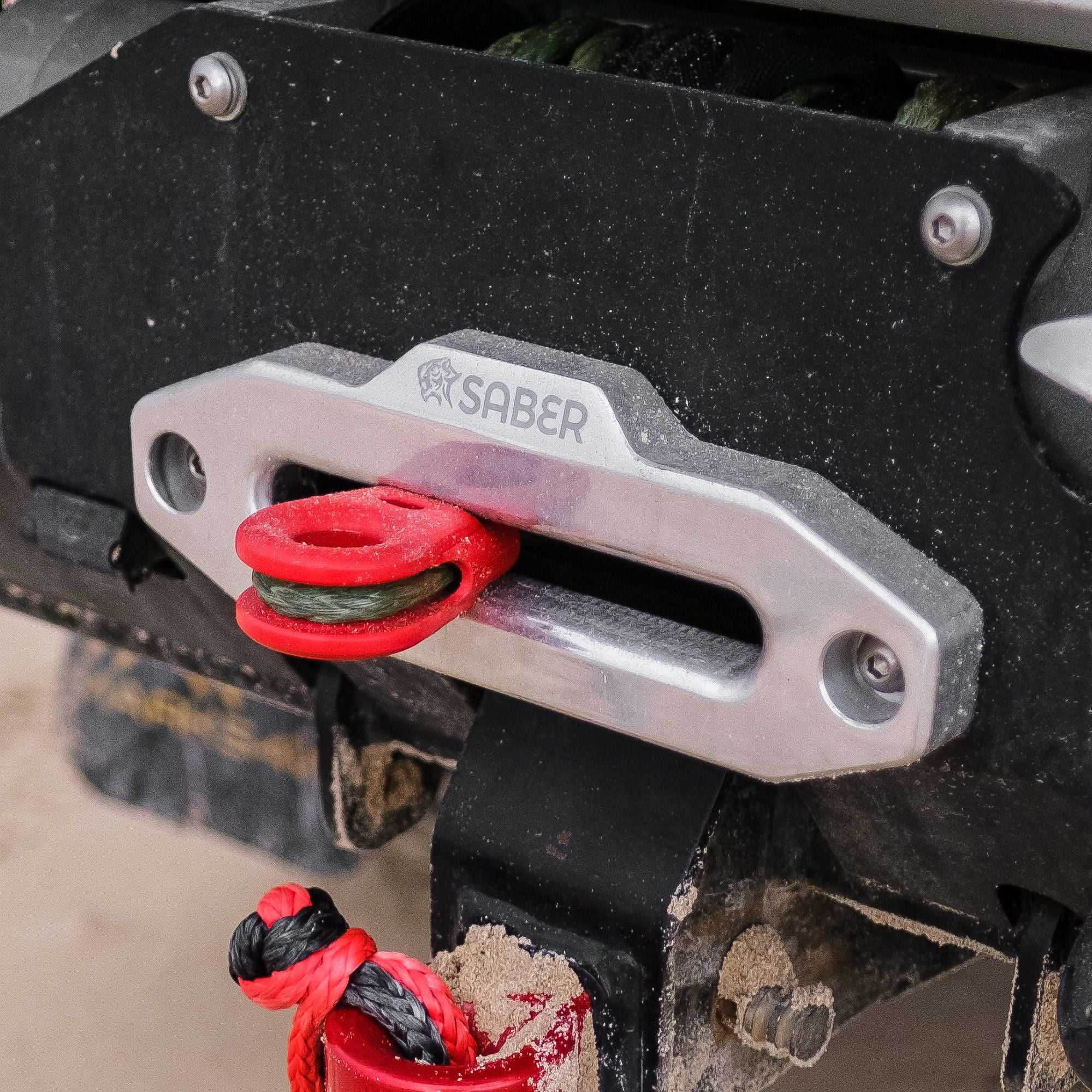 Saber Offroad 6061 Aluminium Hawse Fairlead - Polished Alloy