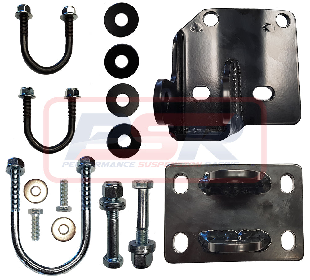 PSR Nissan Patrol GQ-GU Steering Damper High Clearance Relocation Bracket (Suits Fox/Kings 1/2" heims)(Suits 35-38mm Bar) | PSR