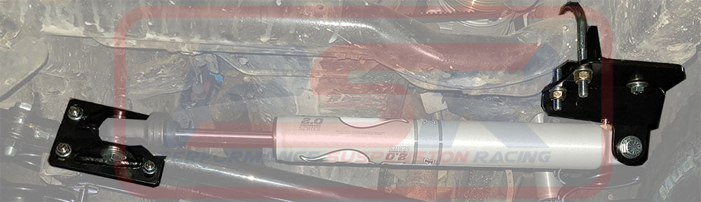 PSR Nissan Patrol GQ-GU Steering Damper High Clearance Relocation Bracket (Suits Fox/Kings 1/2" heims)(Suits 35-38mm Bar) | PSR