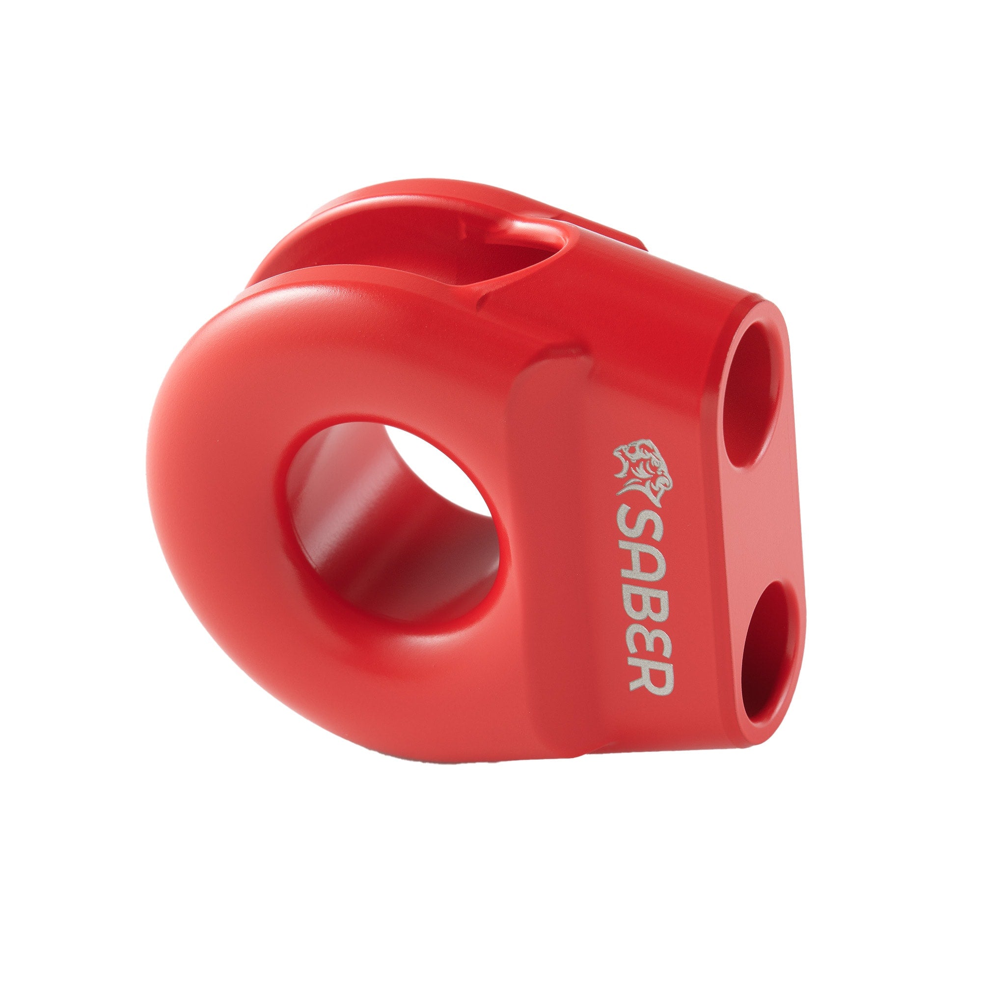 Saber Offroad 6061 Aluminium Spliced Winch Thimble V2 – Cerakote Red *UPDATED DESIGN*
