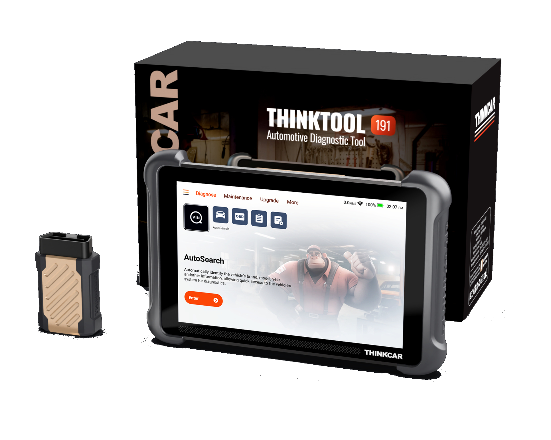 THINKCAR THINKTOOL 191 OBD2 Advanced Automotive Diagnostic Tool