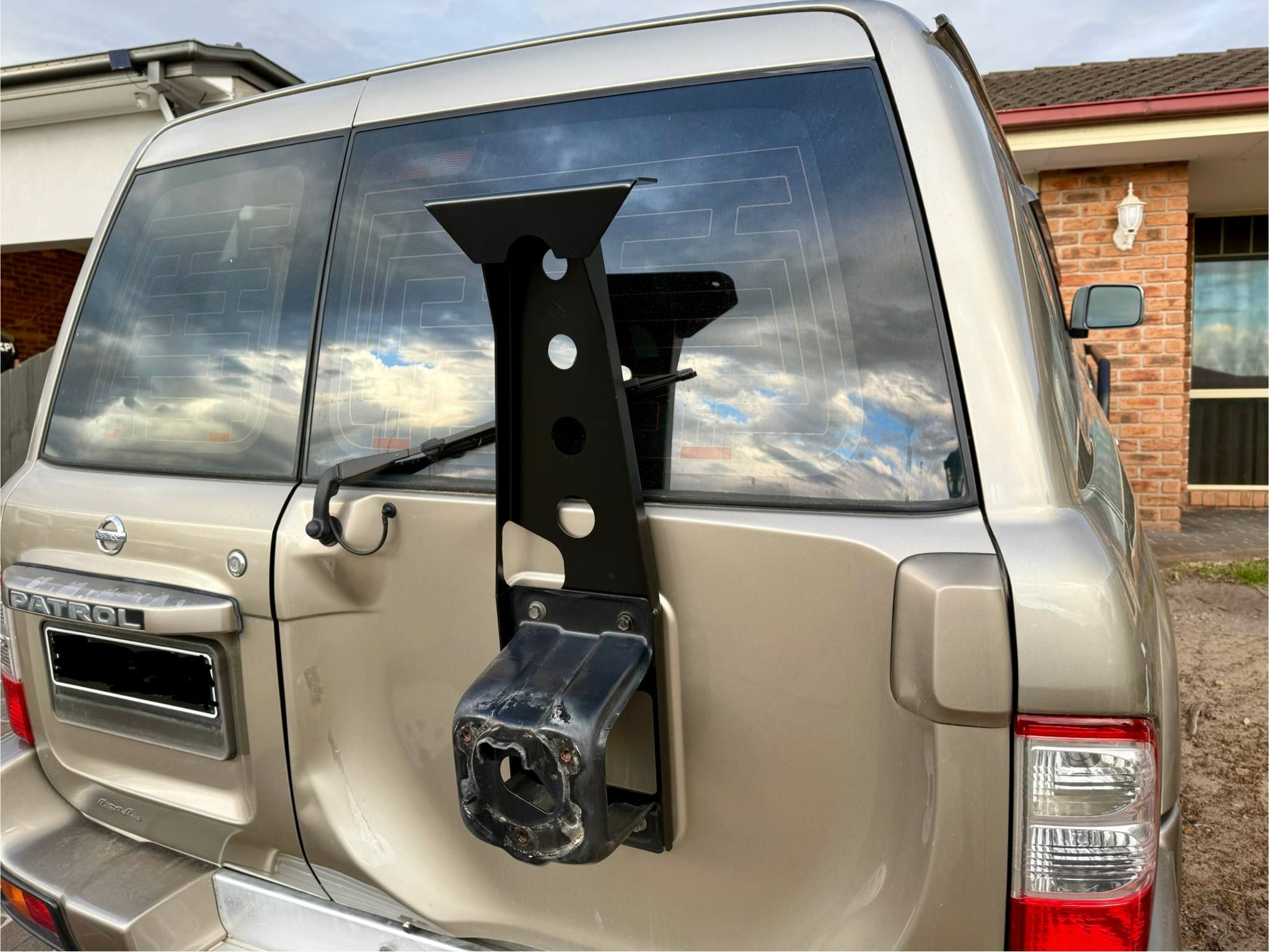 Racebred 4wd Rear Light Bar / Work Light Pole for Nissan Patrol GQ / GU | Racebred 4wd