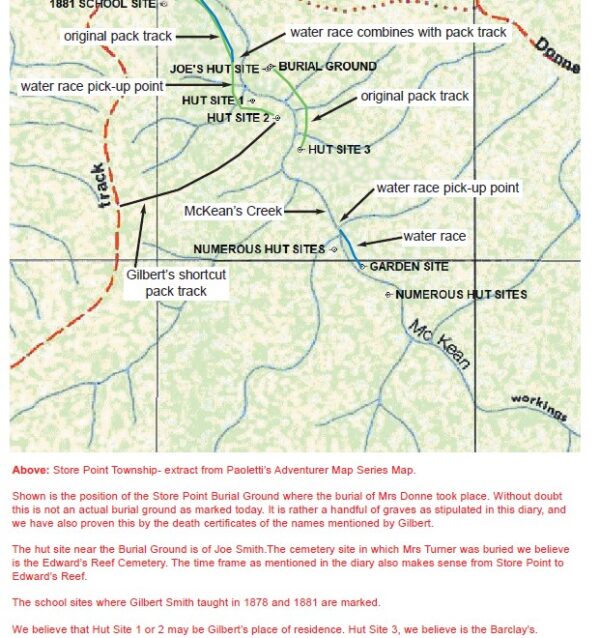 Gippsland Revisited - A pilgrimage to a mother’s grave at Edward’s Reef & Fulton's Creek- The Diary of Gilbert Smith | Adventurer Maps