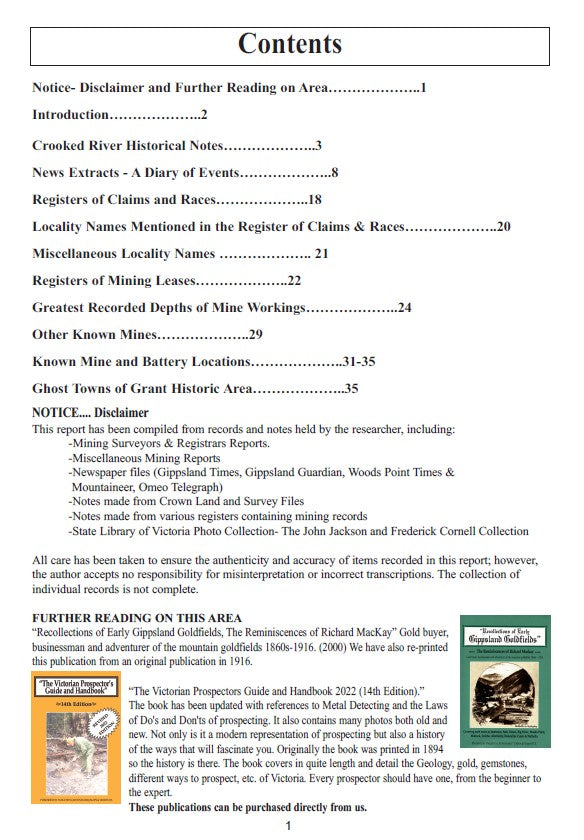 Grant Historic Area Research Report