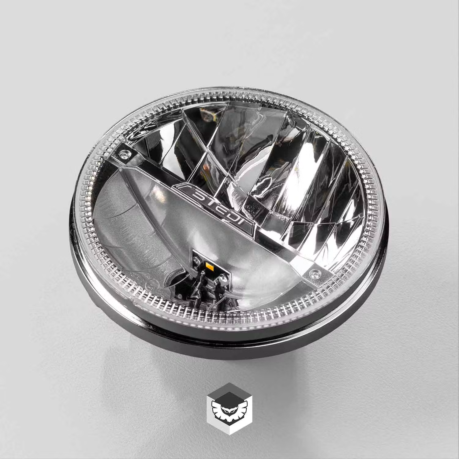 Stedi 7 inch Homage LED Headlight - Chrome (5700K) | Stedi