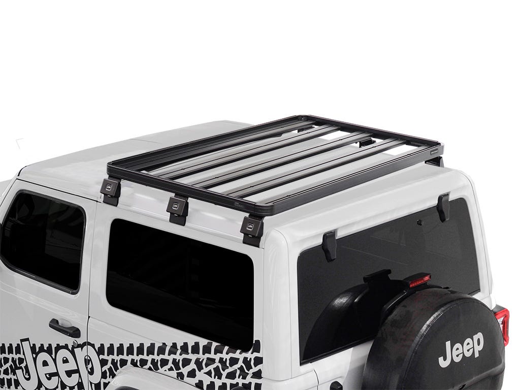 Jeep Wrangler JL 2 Door (2018-Current) Slimline II 1/2 Roof Rack Kit | Front Runner