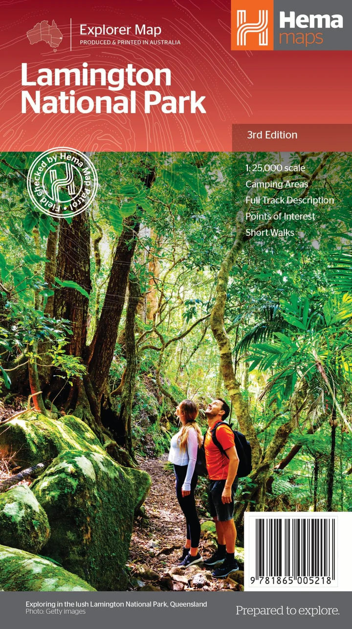 Hema Lamington National Park Map | Hema