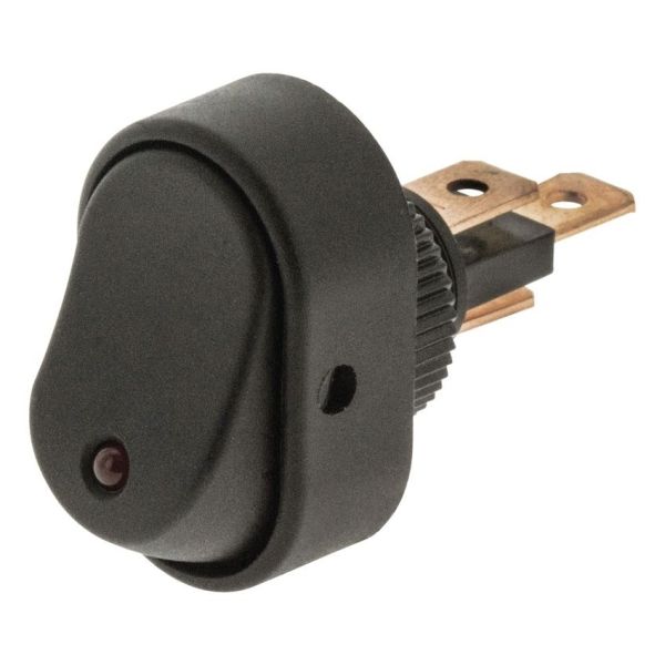 Jaylec SW8304 Rocker Switch 30A On/Off Red LED 12/24V 30A