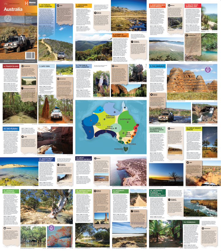 Hema Australia Large Map | Hema