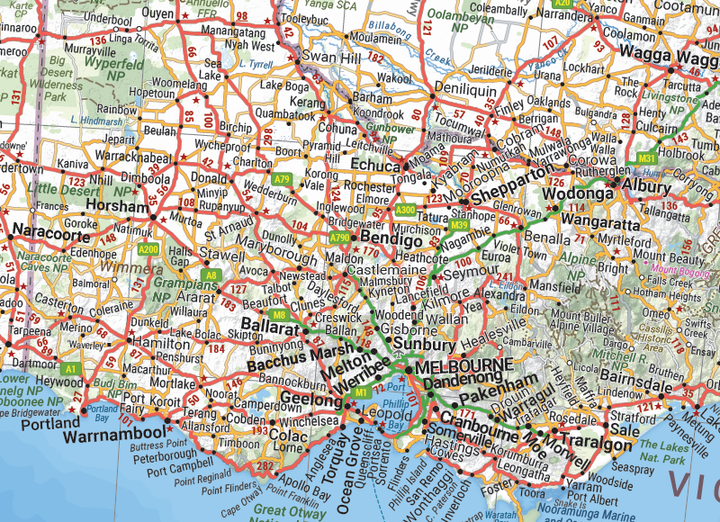 Hema Australia Large Map | Hema