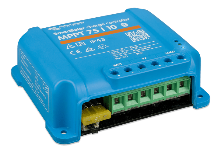 Victron Energy SmartSolar MPPT 75/10 (12/24-10A) Bluetooth Solar Charge Controller | Victron Energy