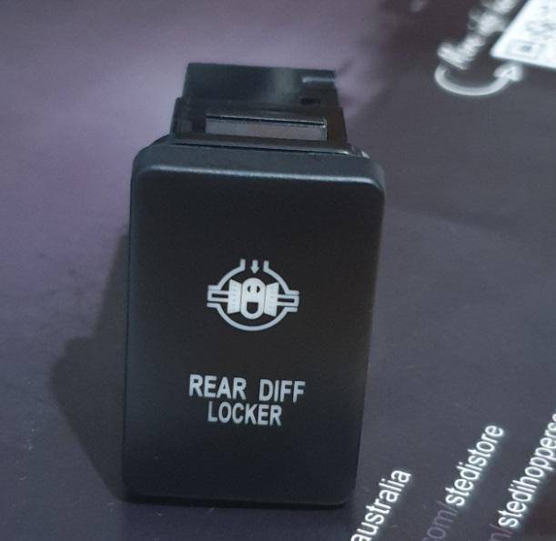 Stedi Switch - Rear Diff Lock - Short Type Push Switch to suit Toyota | Stedi