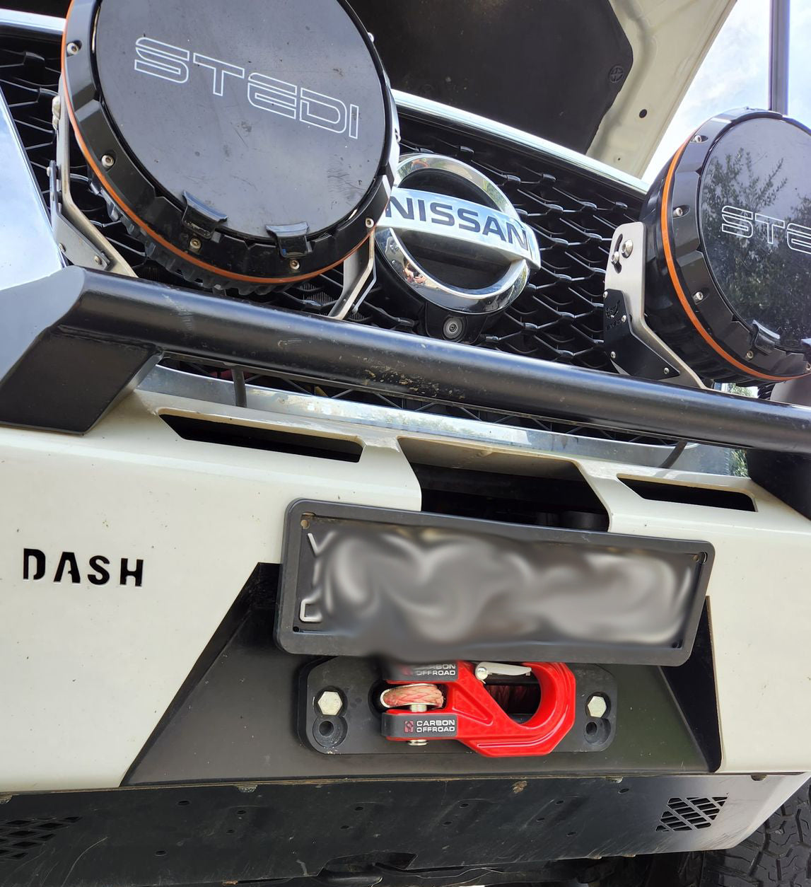 Carbon Offroad Mega Pro Winch Hook - Black | Carbon Offroad