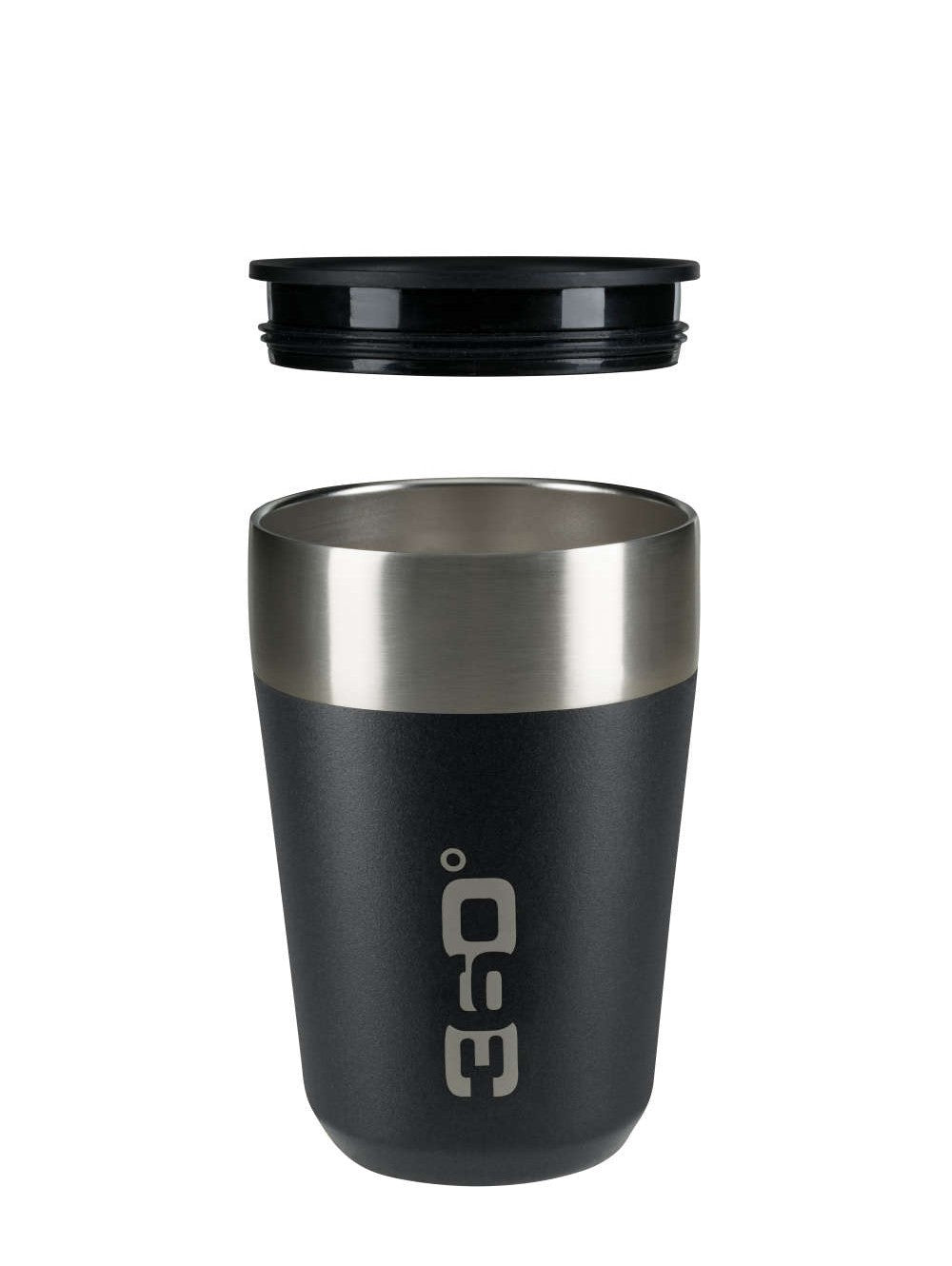 360 Degrees Vacuum Insulated Stainless Travel Mug - Regular Size - Black | 360 Degrees