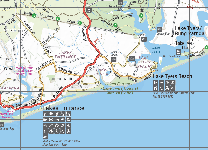 Hema The Victorian High Country - South Eastern Map 1st Edition | Hema