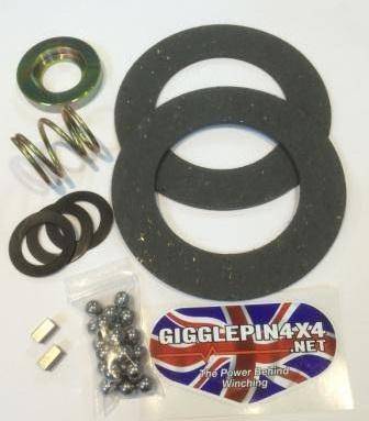Gigglepin Heavy Duty Brake Shoes For Warn 8274 and GP80 High Mount Winches