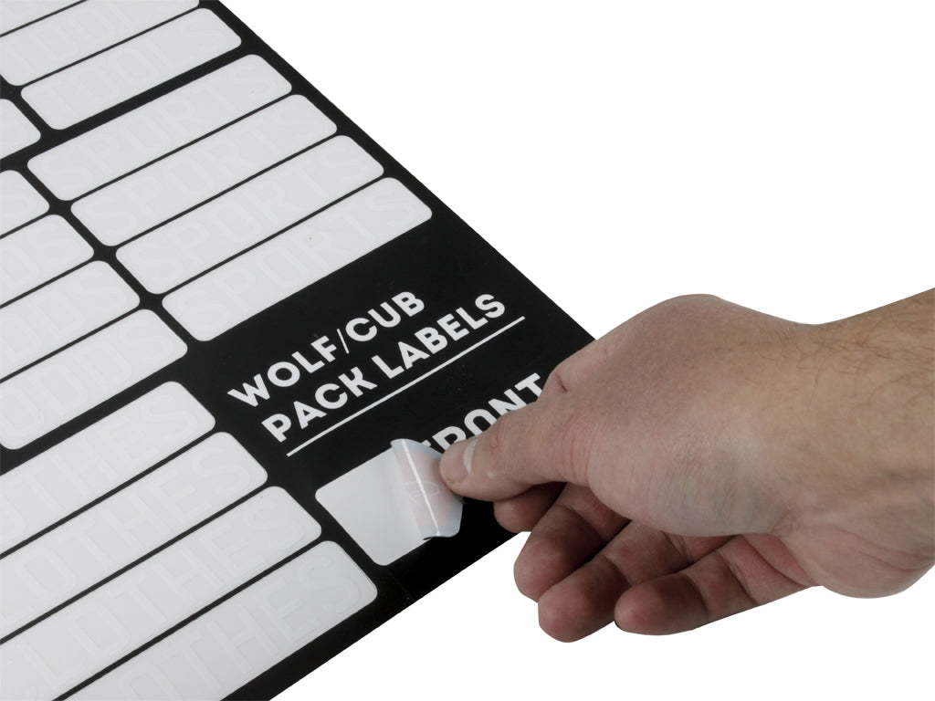 Wolf/Cub Pack Campsite Organizing Labels - by Front Runner | Front Runner