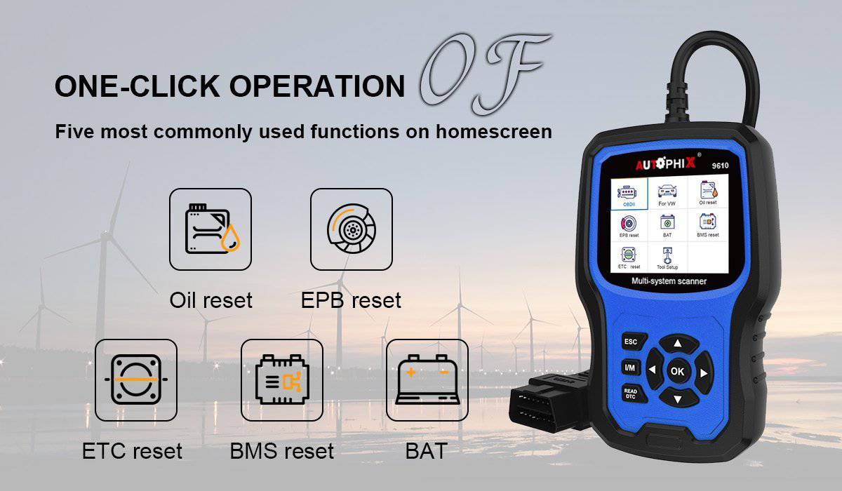 Autophix 9610 OBDII+VAG PRO Professional Diagnostic Tool | Autophix