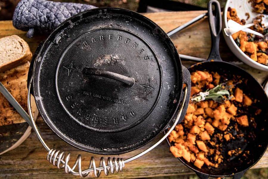 Barebones Cast Iron Dutch Oven - 12 Inch | Barebones