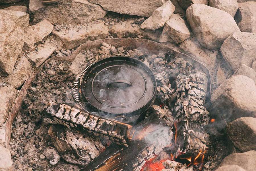 Barebones Cast Iron Dutch Oven - 12 Inch | Barebones