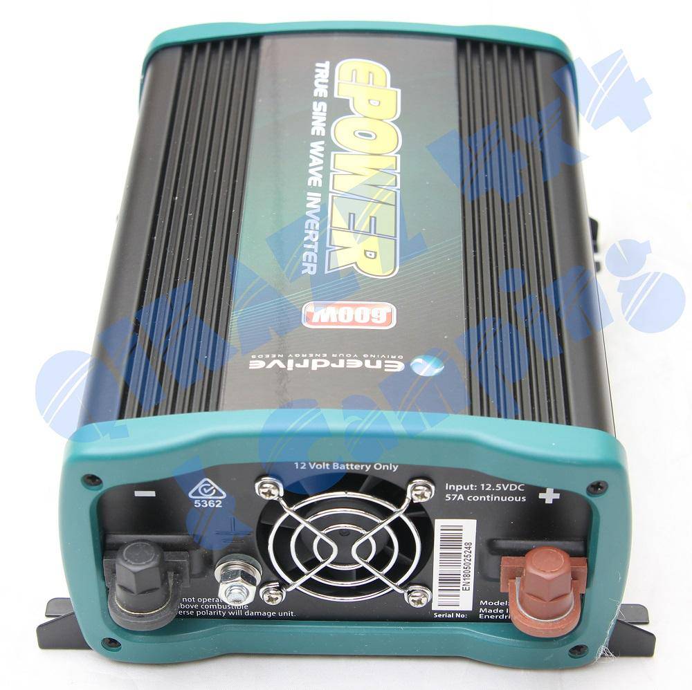 Enerdrive ePOWER 600W Generation 2 True Sine Wave Inverter - EN1106S-12V | Enerdrive