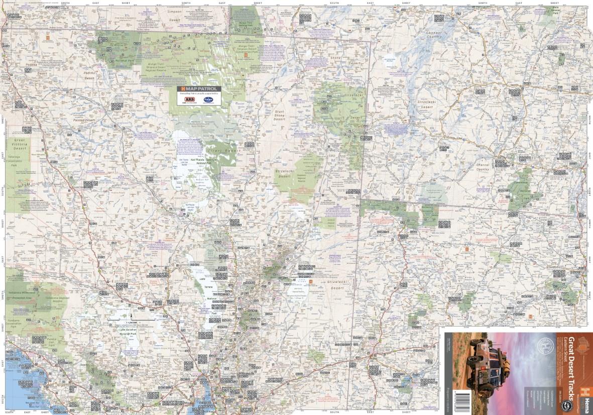 Hema Great Desert Tracks Eastern Sheet | Hema