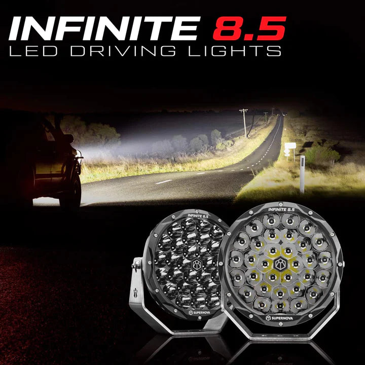 Supernova Infinite 8.5 LED Driving Lights - PAIR | Supernova Lighting