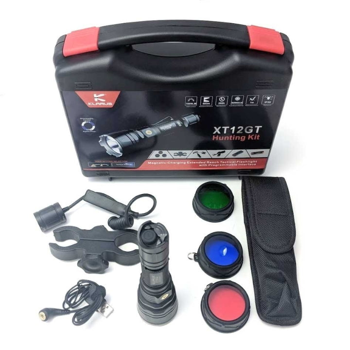 Klarus XT12GT Hunting Torch Kit & Accessories | Klarus
