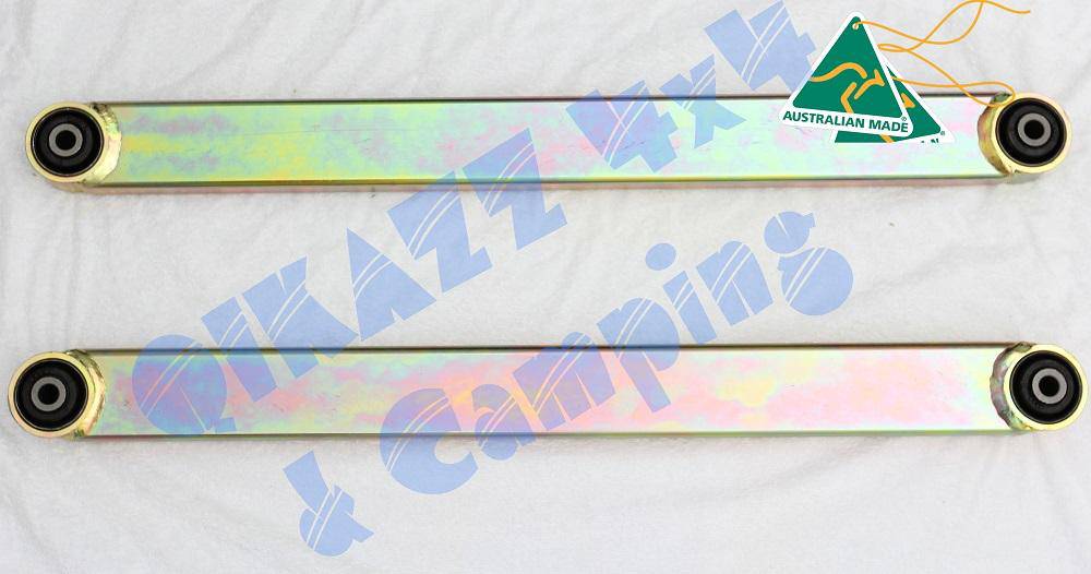 Racebred 4wd Lower Control Arms +15 (1 Pair) NON Genuine Bushes for Nissan Patrol GQ / GU | Racebred 4wd