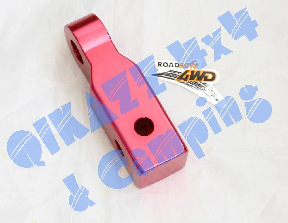 Roadsafe 4wd RED Alloy Rear Recovery Hitch | Roadsafe