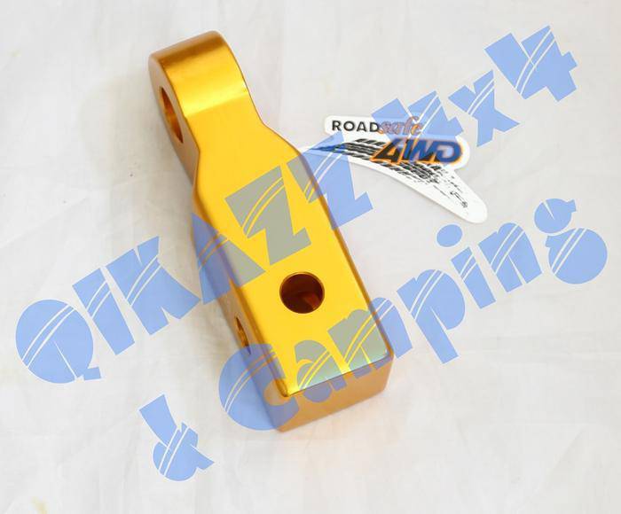 Roadsafe 4wd GOLD Alloy Rear Recovery Hitch + Soft Shackle | Roadsafe