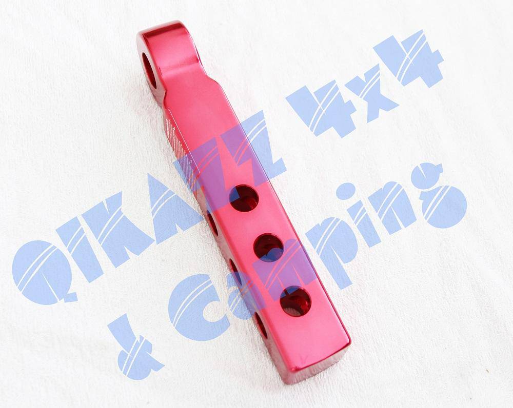 Roadsafe 4wd RED Alloy Extended 40x40mm Rear Recovery Hitch + Shackle | Roadsafe