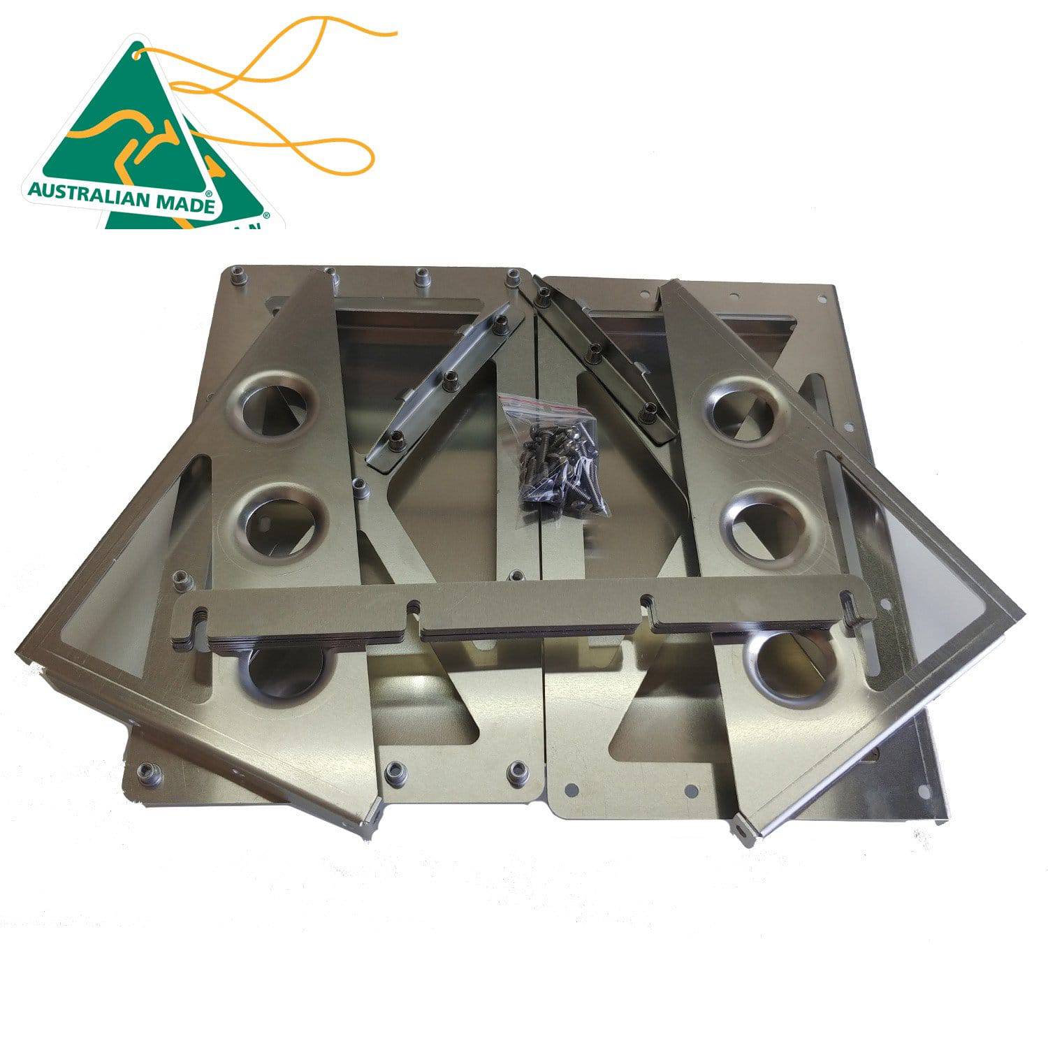 SMW Cargo Barrier / Canopy Mount for Travel Buddy Marine Oven ,24v, Road Chef & Kickass Ovens. | Somerville Metal Works