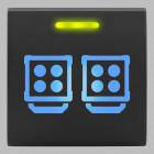 Stedi Switch - Work Lights - Square Type Push Switch to suit NEW Toyota Prado | Stedi