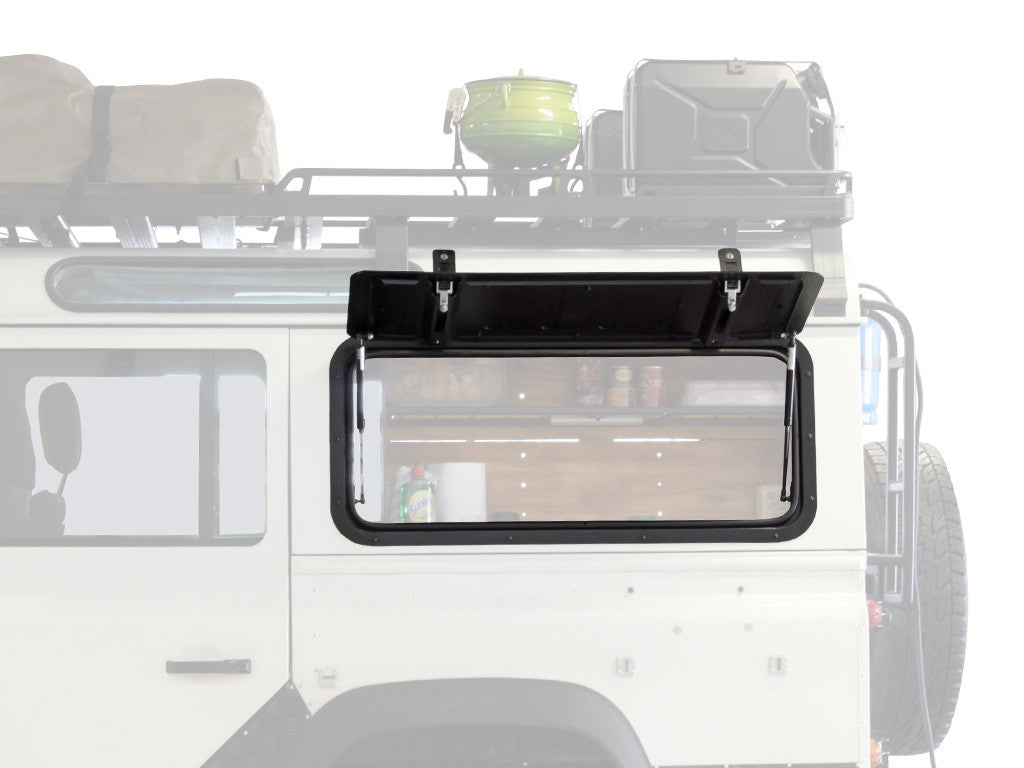 Land Rover Defender (1983-2016) Gullwing Window / Aluminium - by Front Runner | Front Runner