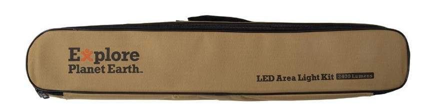 Explore Planet Earth Area Light Kit 2400 Lumens, 2.5m Telescopic Rod | Explore Planet Earth
