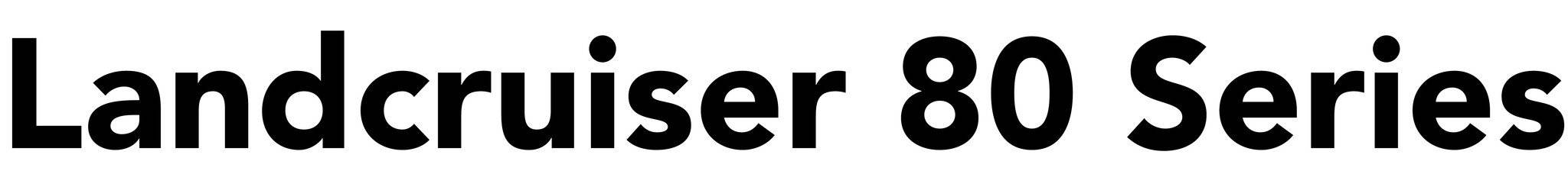 Landcruiser 80 Series Windscreen Decal / Window Sticker / Banner Funny 4x4 4wd Toyota | QIKAZZ 4x4 & Camping