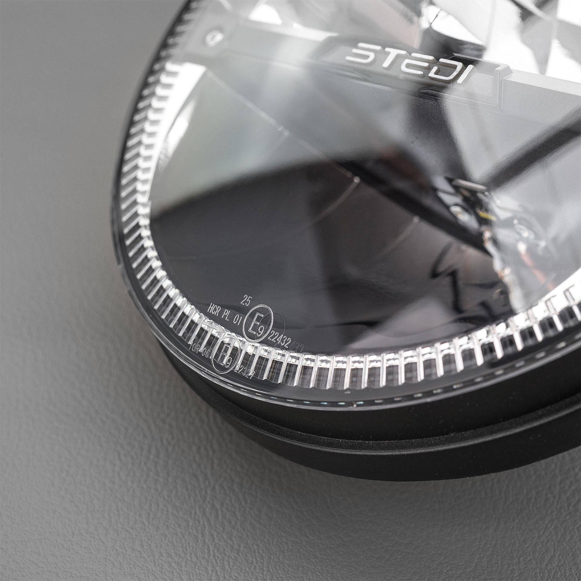 Stedi 7 inch Homage LED Headlight - Black (3000K) | Stedi